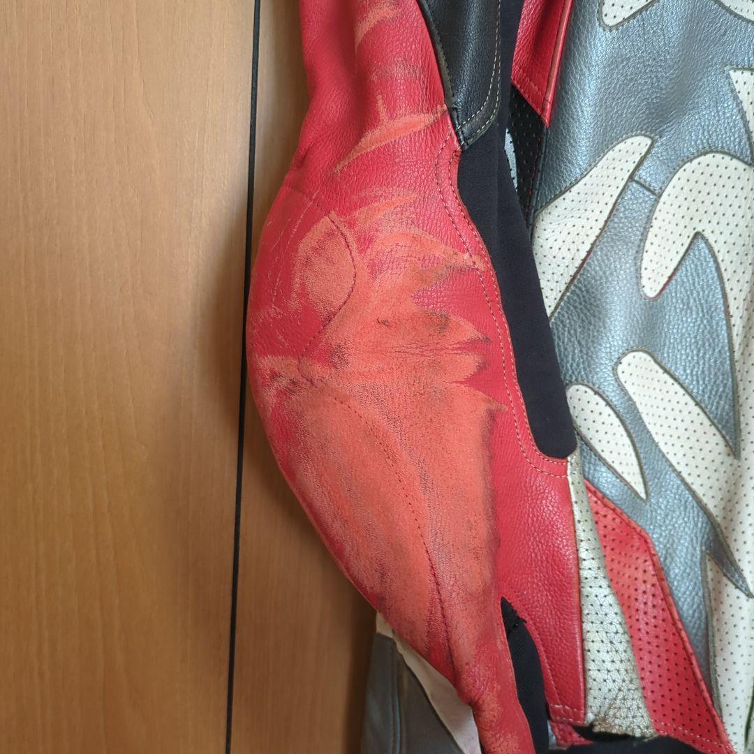 Seool's 革ツナギ 赤黒白