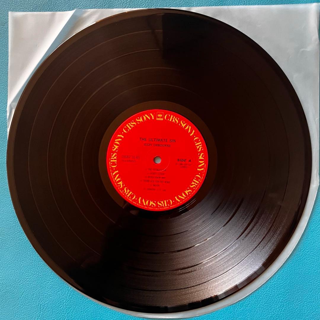 【中古LP】【国内オリジナル盤】 【帯付き】 オジー・オズボーン/ 「罪と罰」