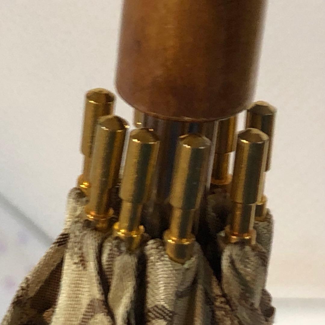 セリーヌ CELINE 長傘 トリオンフCマカダム 総柄 ベージュ 90cm