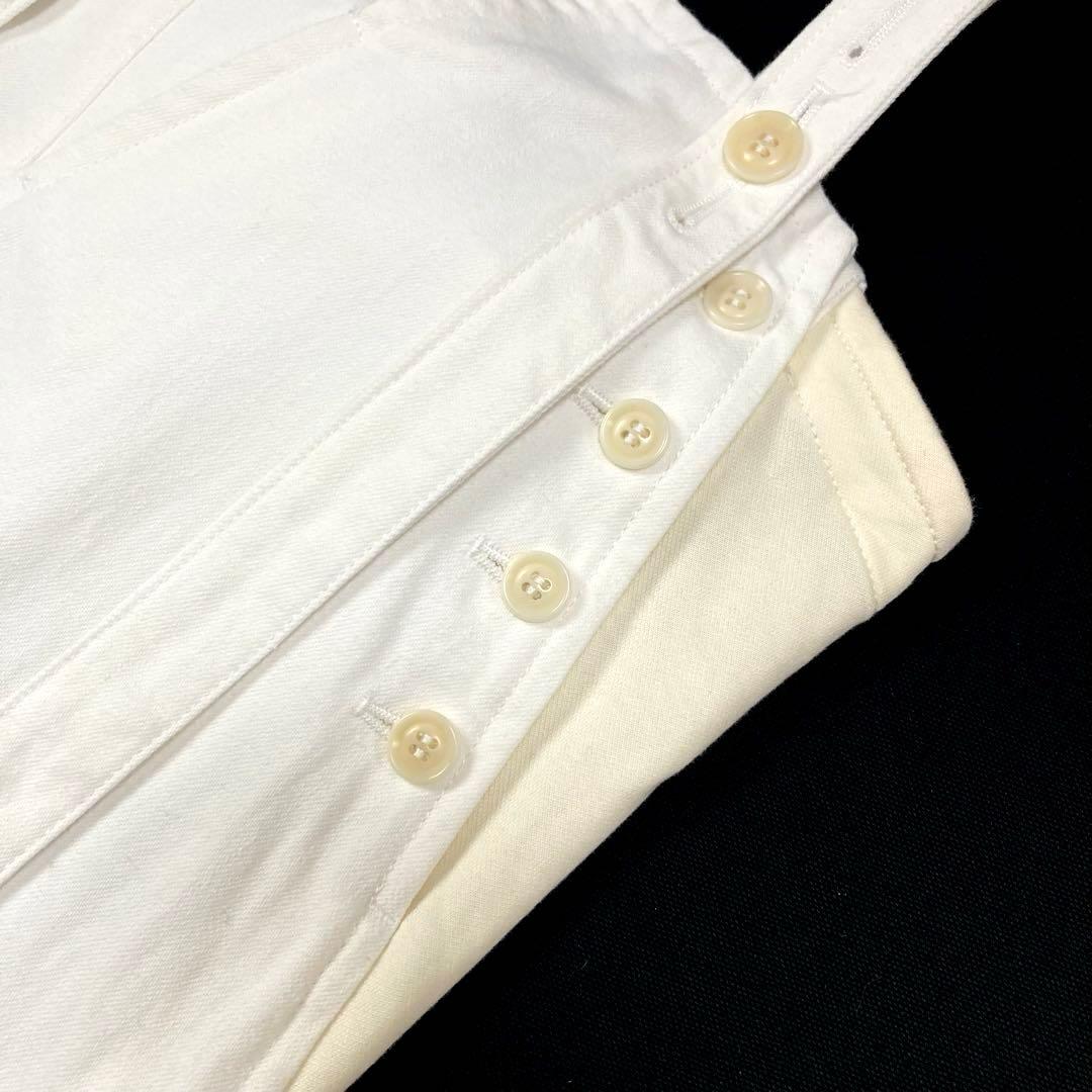 ワンピース Y's 10OZDENIM FLEECE SHOULDER LACE DRESS