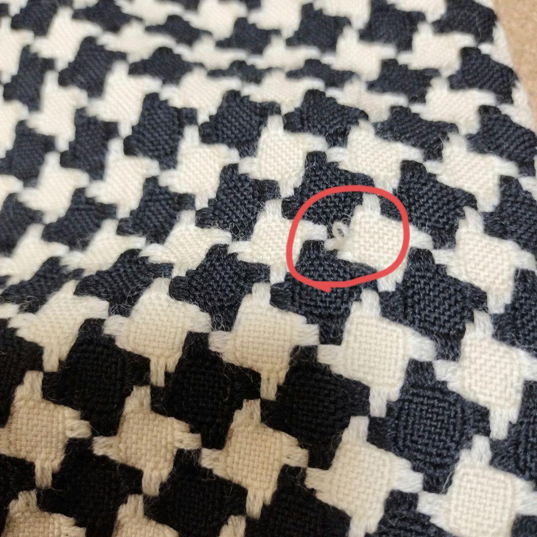 TOMORROWLANDトゥモローランド　ドビーハウンドトゥースバレルジレ日本製