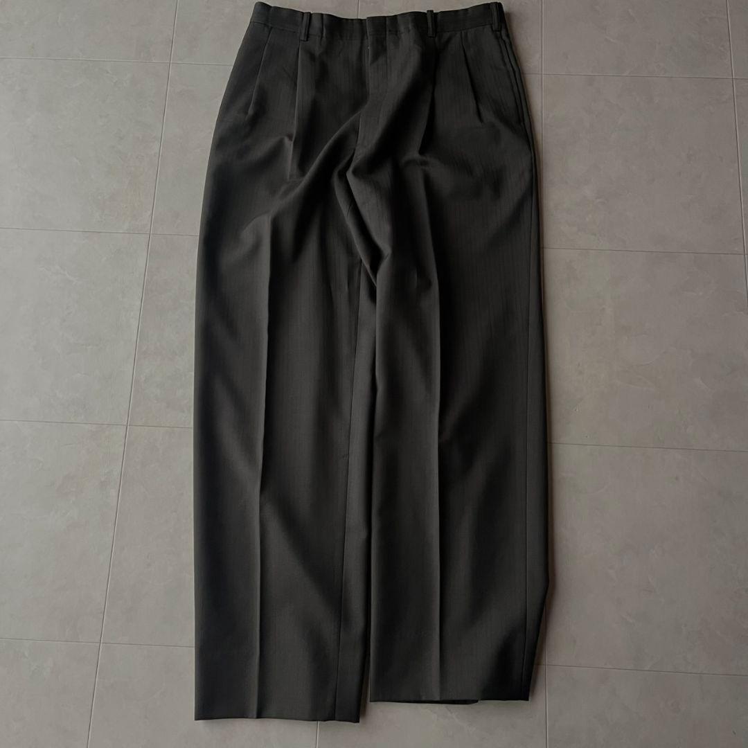 極上ウール D'URBANダブルブレストスーツ 豪華5点セット ピンズ