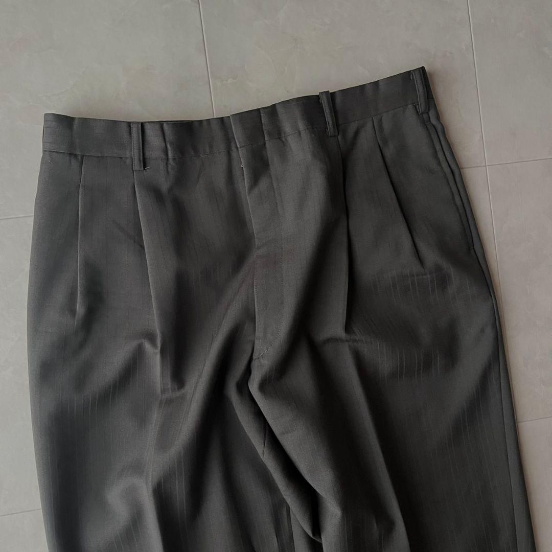 極上ウール D'URBANダブルブレストスーツ 豪華5点セット ピンズ