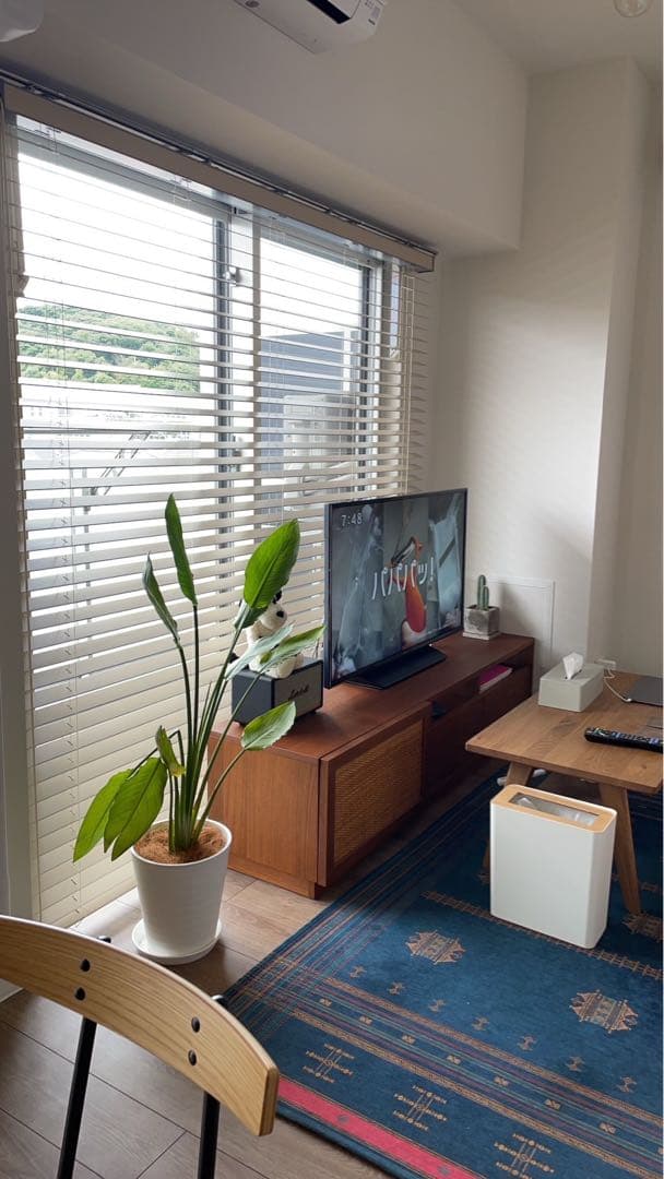 Re 木製　ウッドブラインド　バニラ