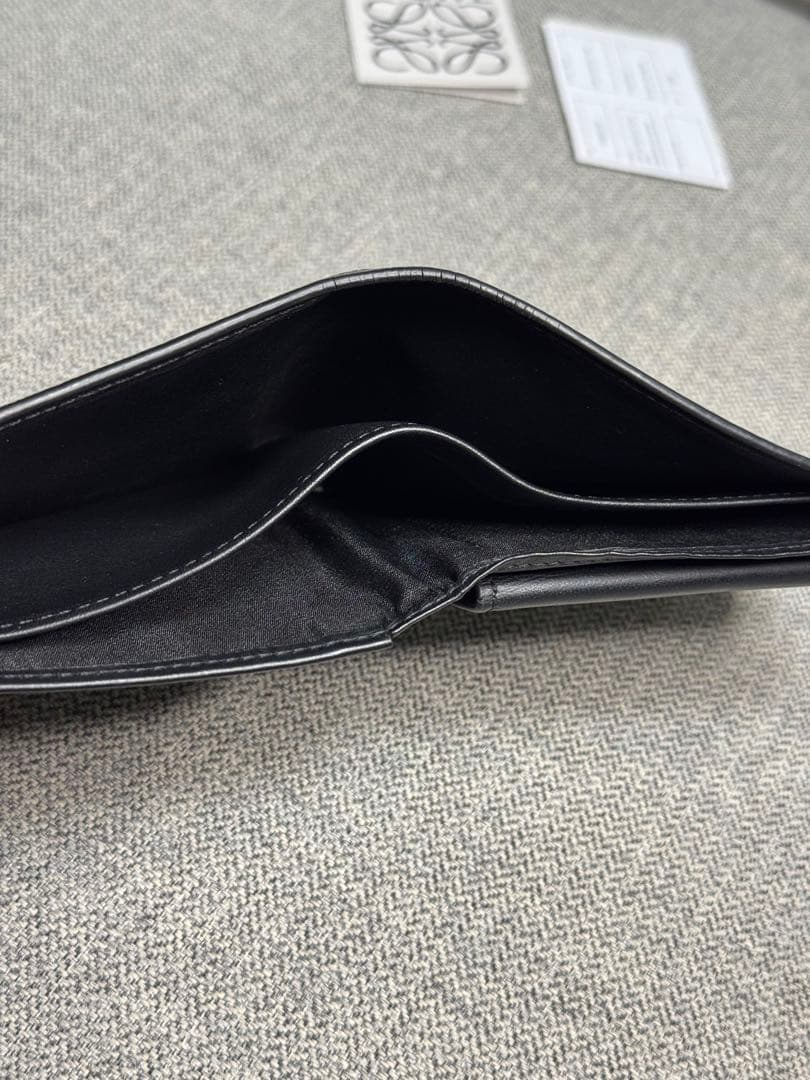 LOEWE ロエベ アナグラム バイフォールド  ウォレット ブラック