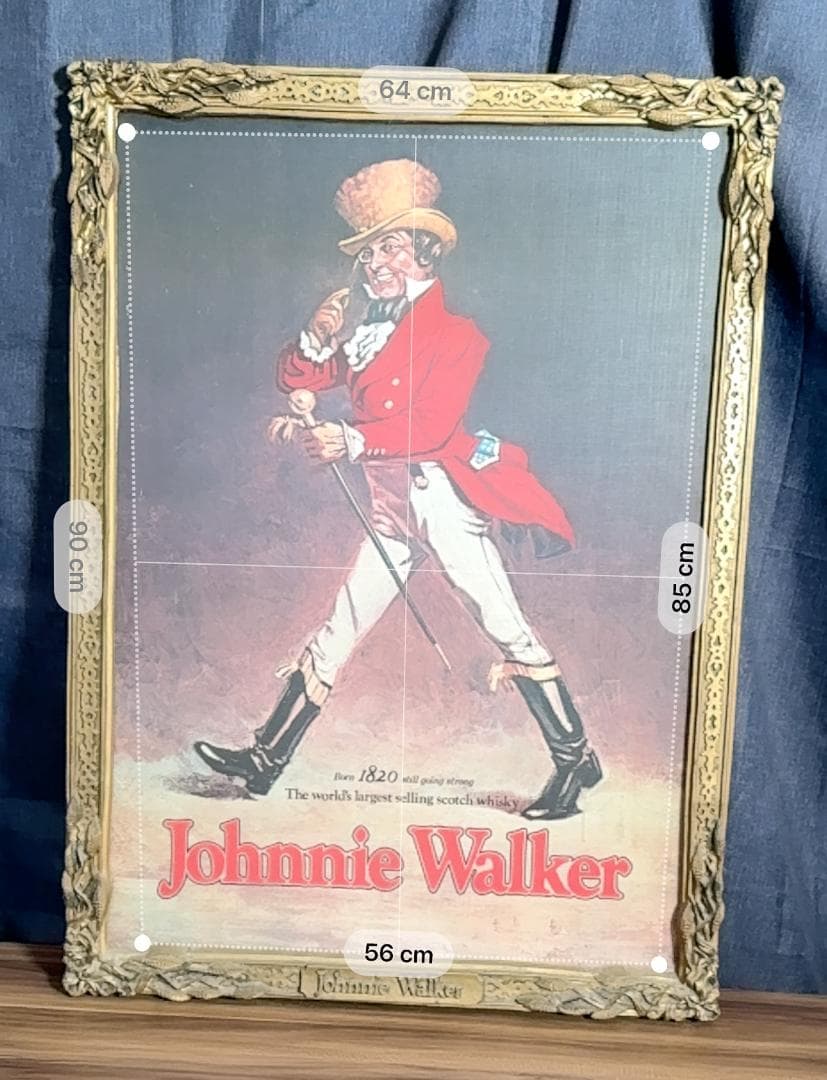特大！ジョニーウォーカー Johnnie Walker 非売品 アンティーク看板
