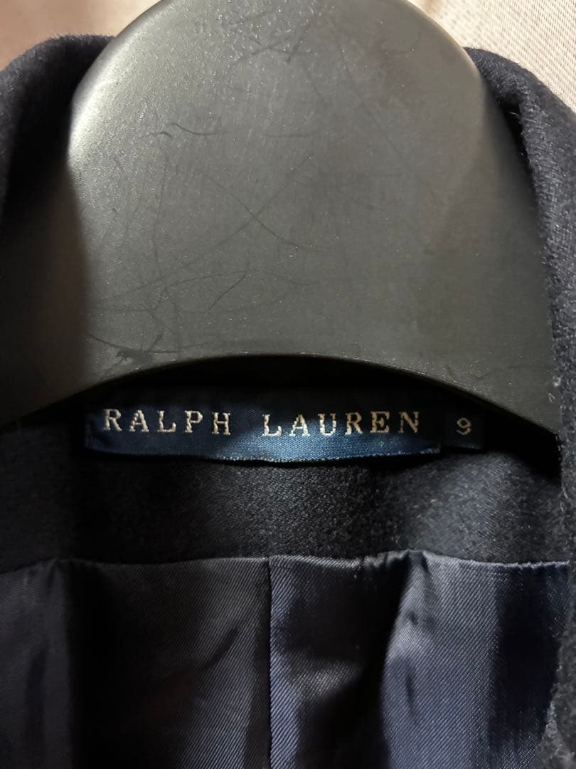 イタリア製　ウール　Ralph Lauren 金釦　紺ブレ
