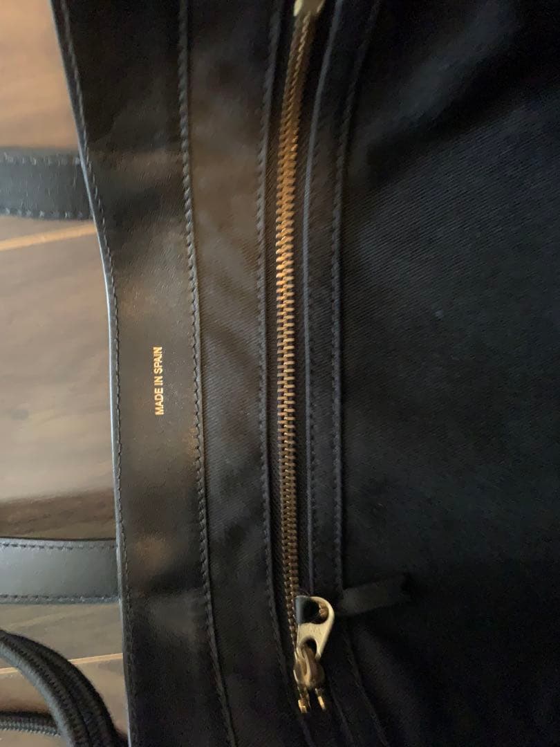 コムデギャルソン 2019 huge logo tote bag black