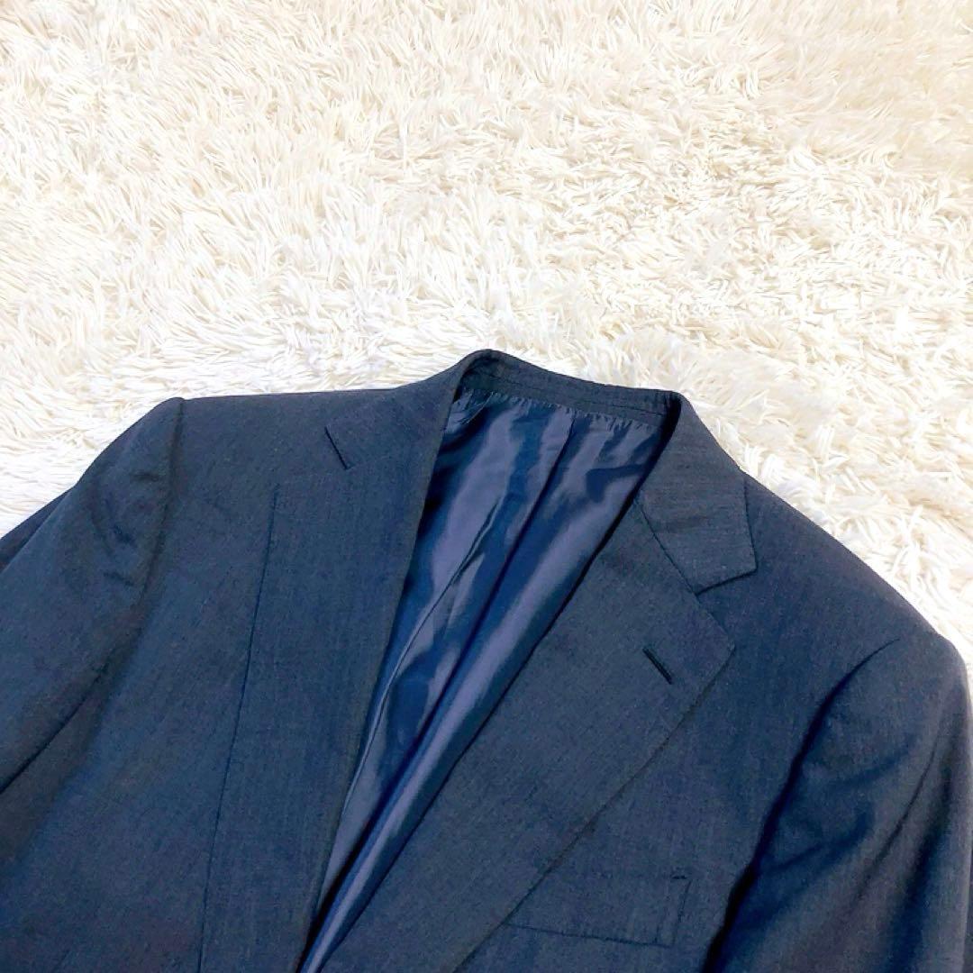 【黒タグ】 Ermenegildo Zegna　スーツ　チャコールグレー　50