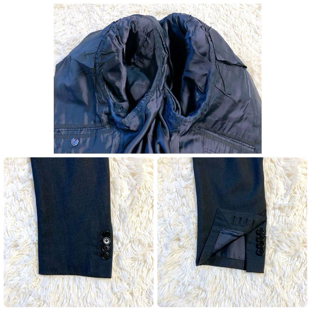 【黒タグ】 Ermenegildo Zegna　スーツ　チャコールグレー　50