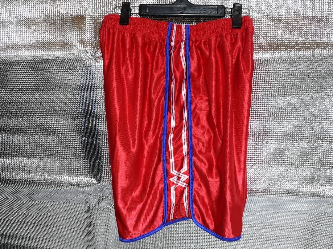 サッカー部　ミズノ　MCライン　サッカーパンツ　光沢レッド　XO