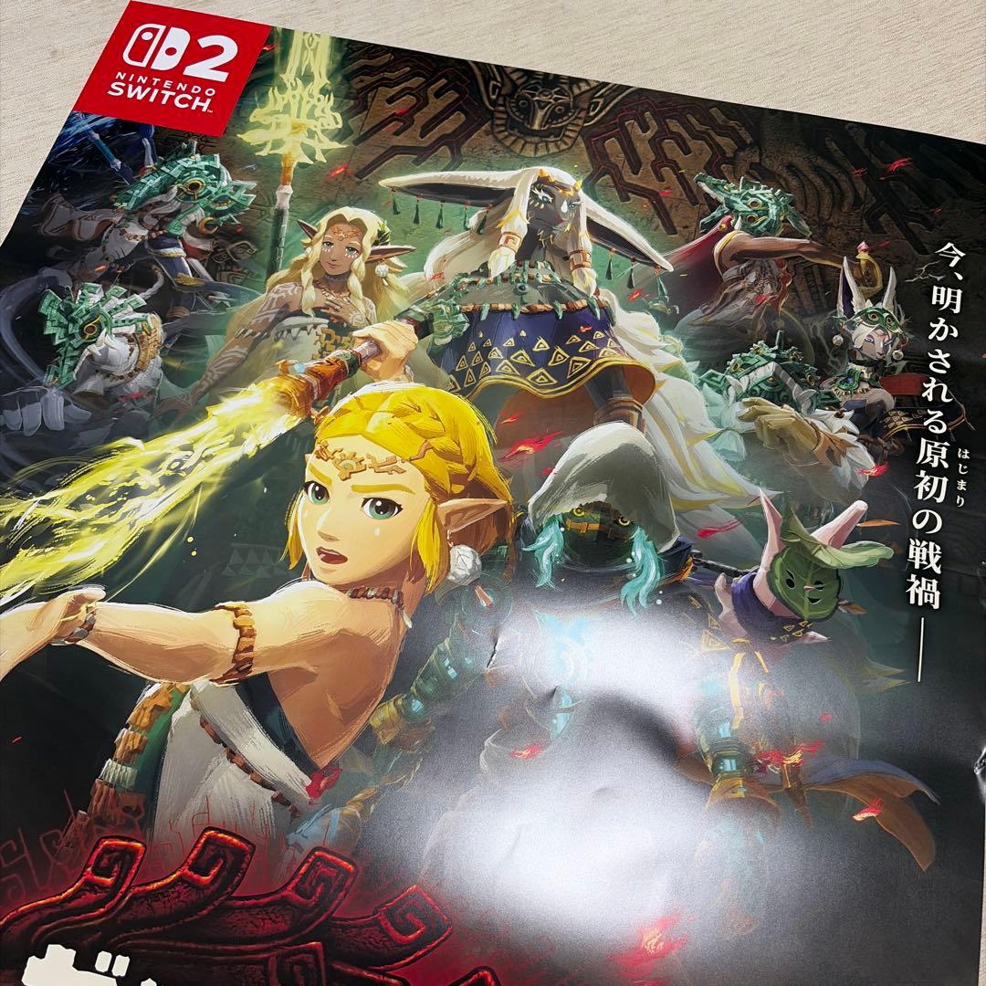 ★非売品★ ゼルダ無双 封印戦記 販促用B2ポスター