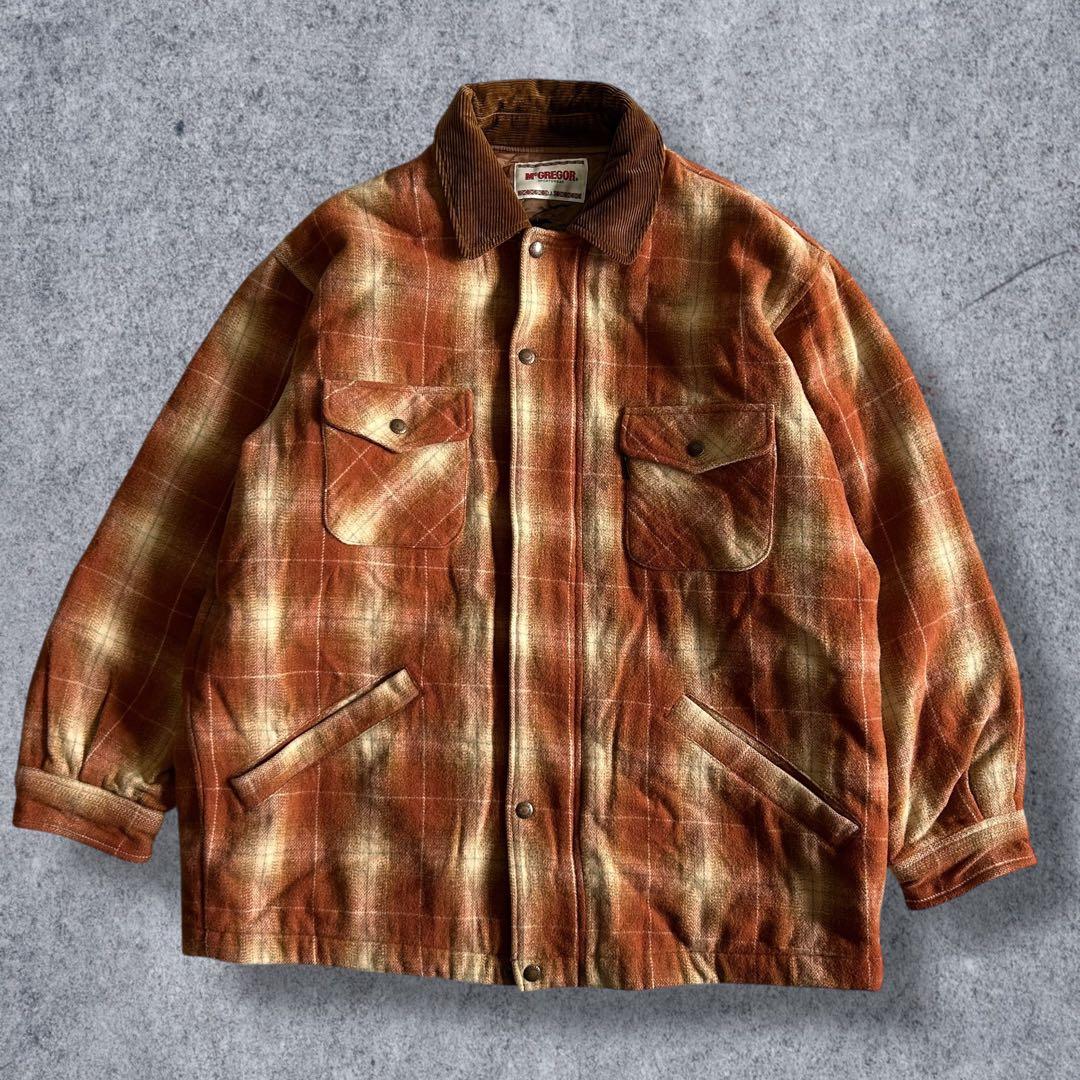 マックレガー McGREGOR カバーオール シャドーチェック LL アウトドア