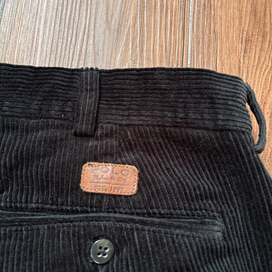 Ralph Lauren 90s〜00s コーデュロイパンツ　ブラック　w34