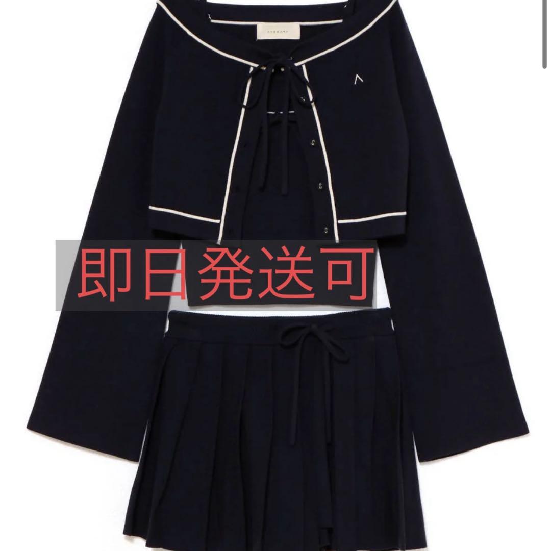 【即日発送】Jennie line knit setup /ANDMARY