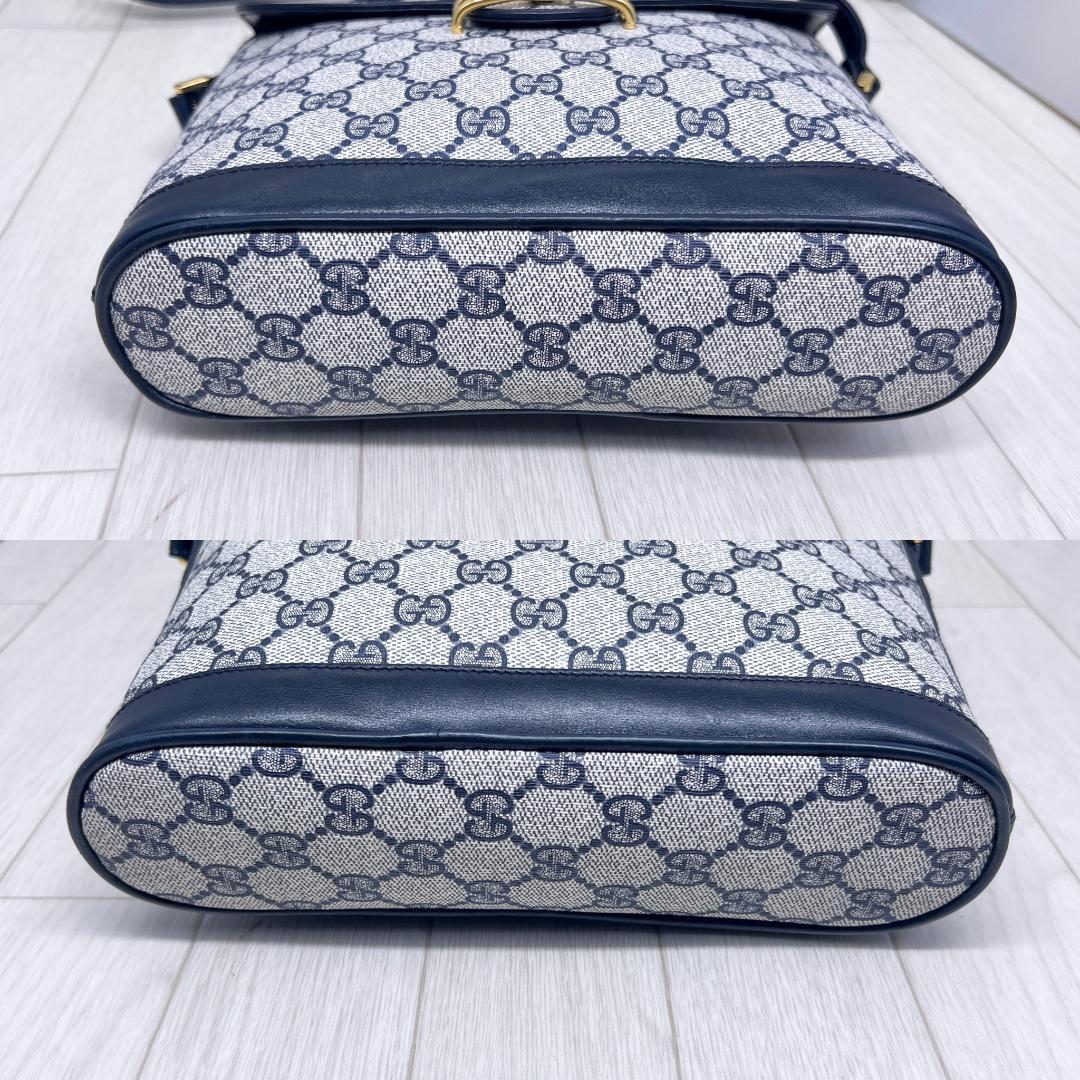 【美品】GUCCI オールドグッチPVC斜めがけショルダーバッグ