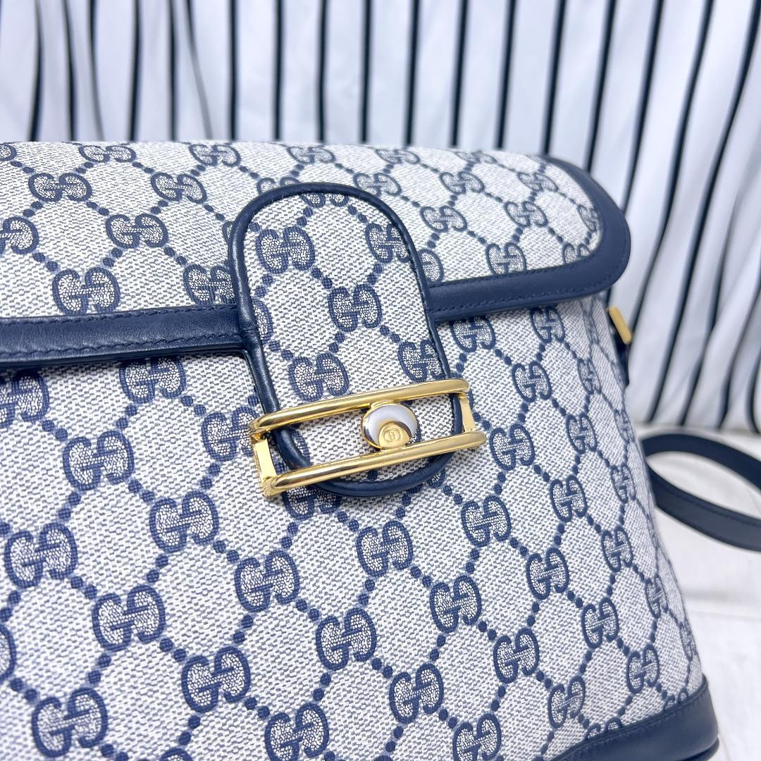 【美品】GUCCI オールドグッチPVC斜めがけショルダーバッグ