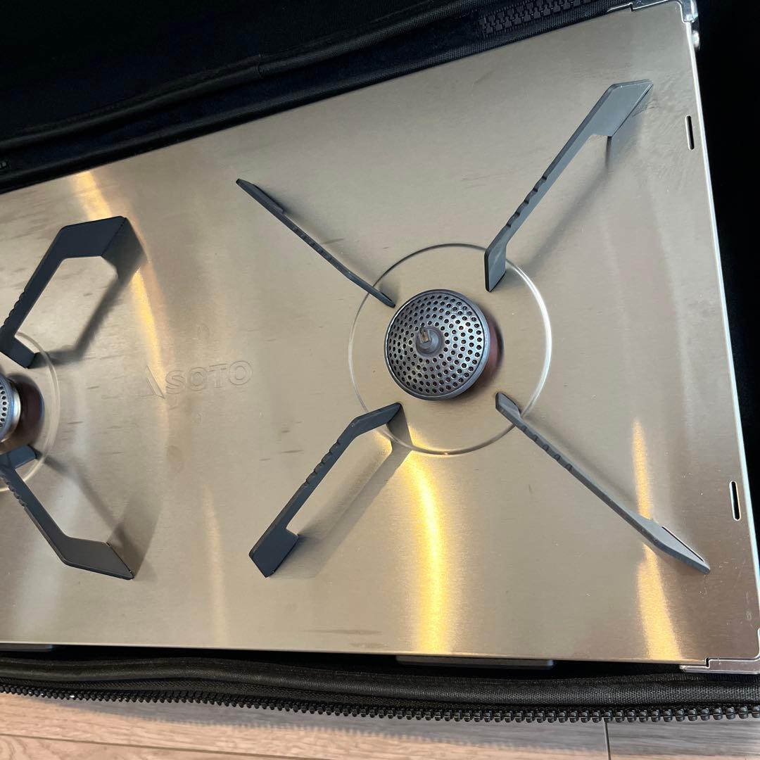 SOTO レギュレーター2バーナー　GRID ST-526 ケース付き