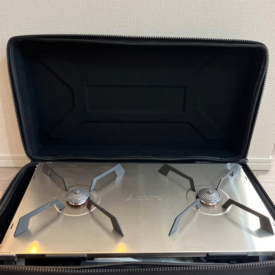 SOTO レギュレーター2バーナー　GRID ST-526 ケース付き