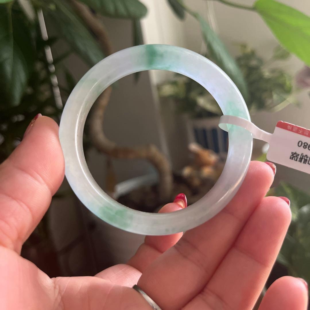 飘花翡翠バングル