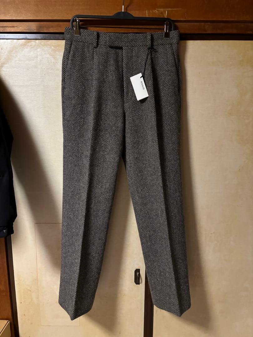 G*様 AURALEE LAMA SHETLAND WOOL TWEED SLA