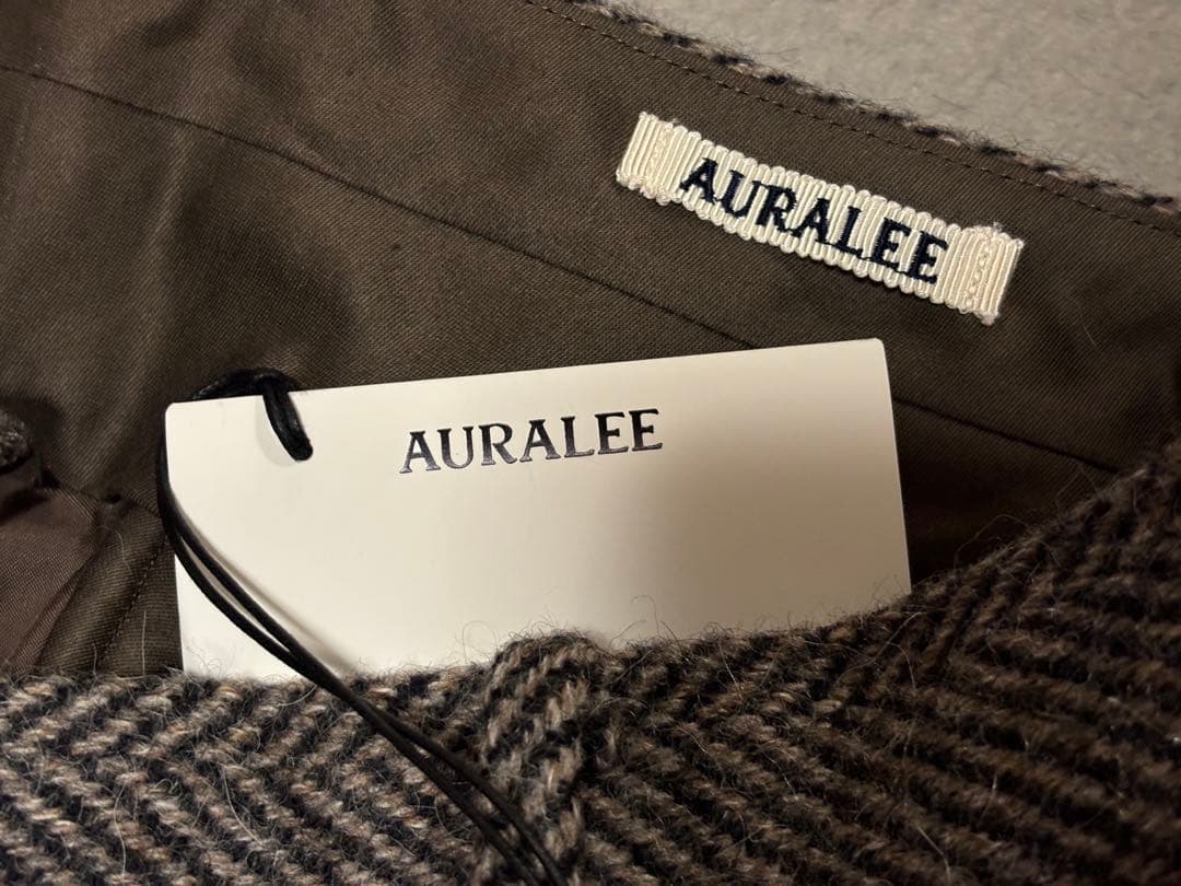 G*様 AURALEE LAMA SHETLAND WOOL TWEED SLA