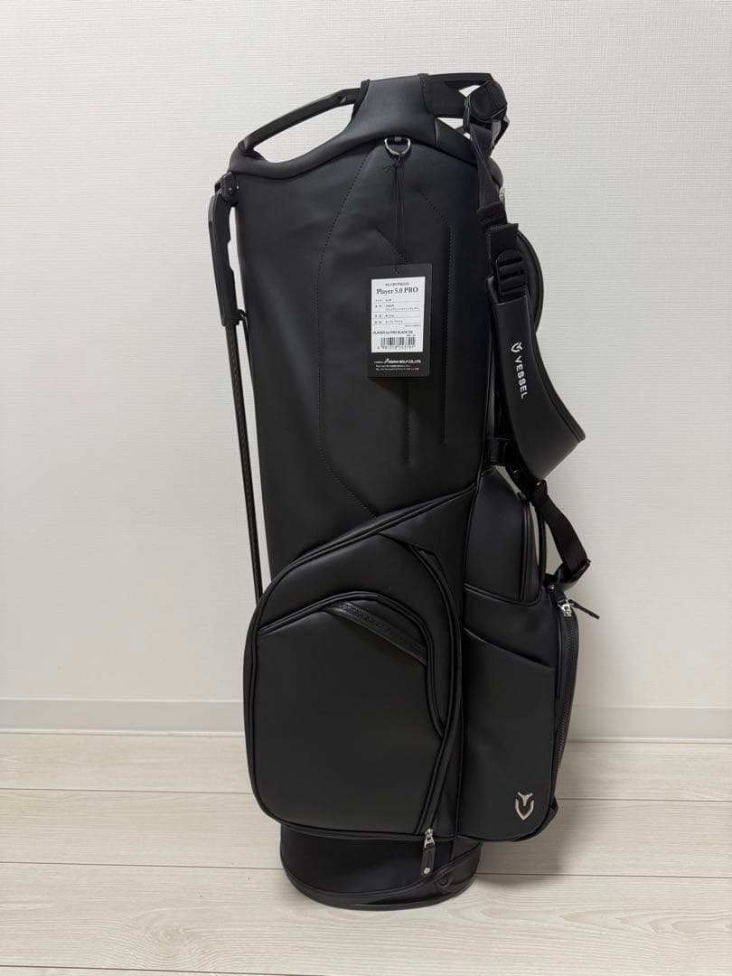 k*0様 キャディバッグ　VESSEL ヴェゼル　9.5型　black