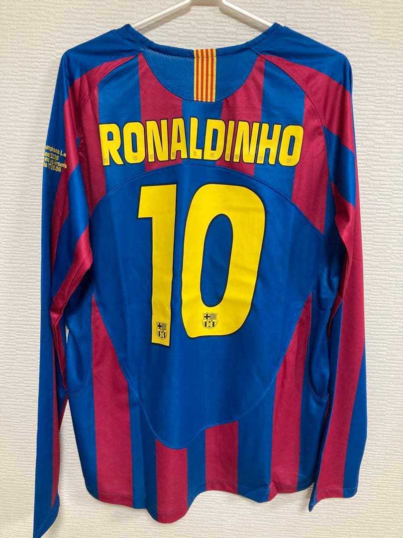 05-06 UEFA CLファイナル バルセロナ ロナウジーニョ ユニフォームH
