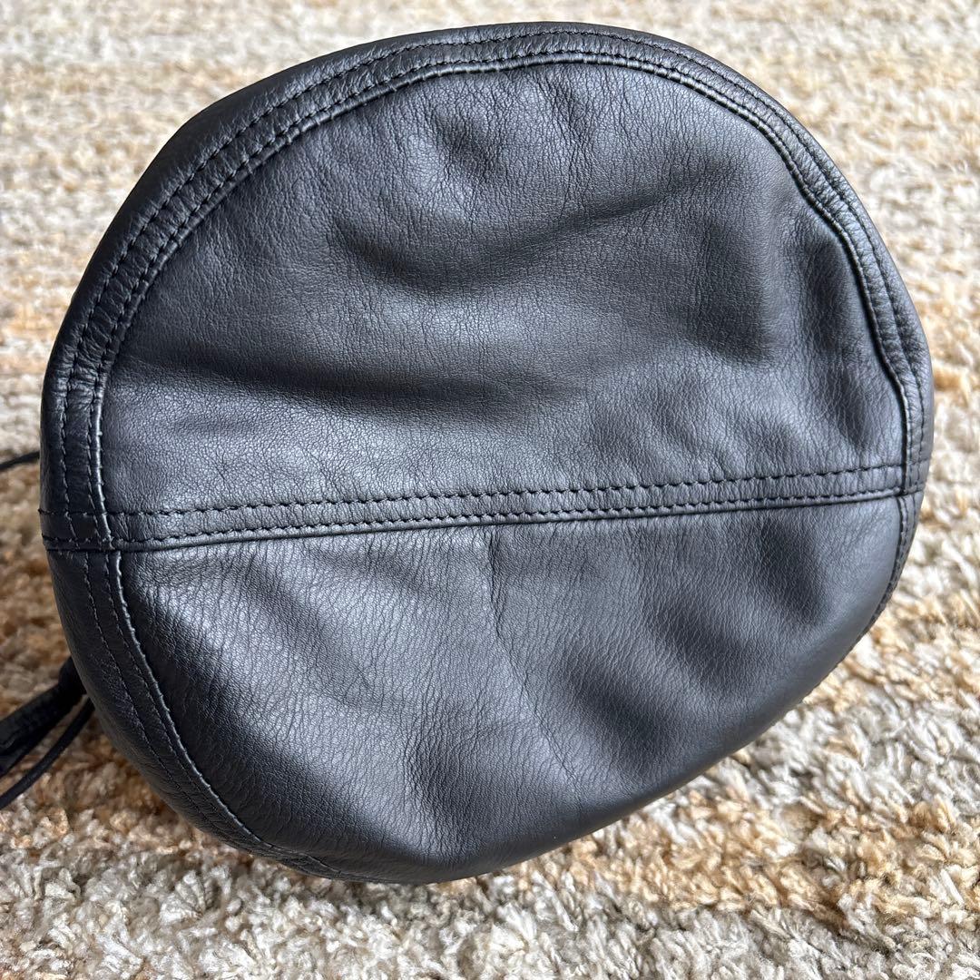 BEAMS SLOW 別注Personal Effect Bag 巾着バッグ 黒