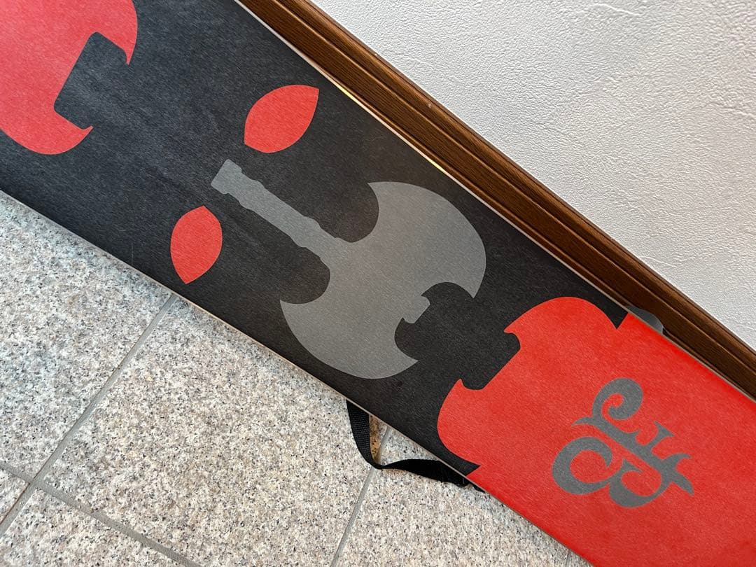 BURTON58 ドラゴン　スノーボード バインディング、カバー付き【名板】