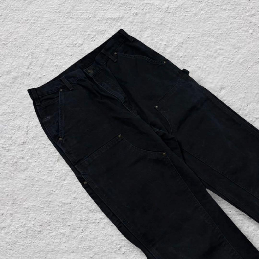 タオ Carharttダブルニーペインターパンツ90sダックブラック