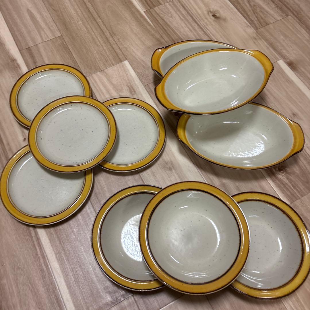 RAINBOW STONE sunkiss showa スープ皿 カレー皿 平皿