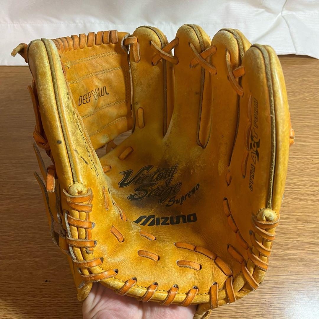 ミズノ ビクトリーステージ 一般硬式 グローブ グラブ 内野用 使用感有