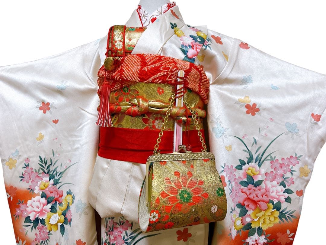 お買い得品♡正絹　七五三　7歳　女の子　フルセット　一式