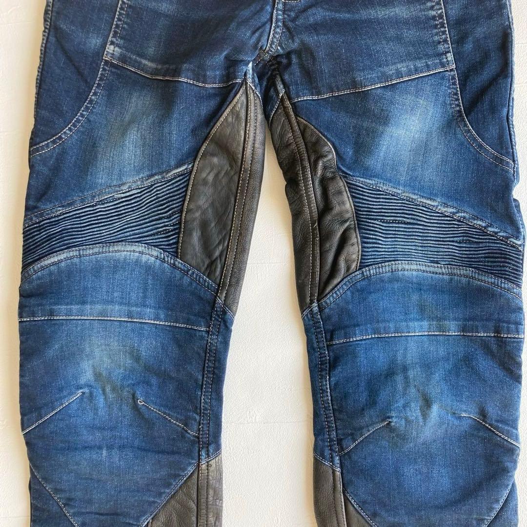 DEGNER デグナー バイク デニムパンツ L ヒートガード付き ジーンズ