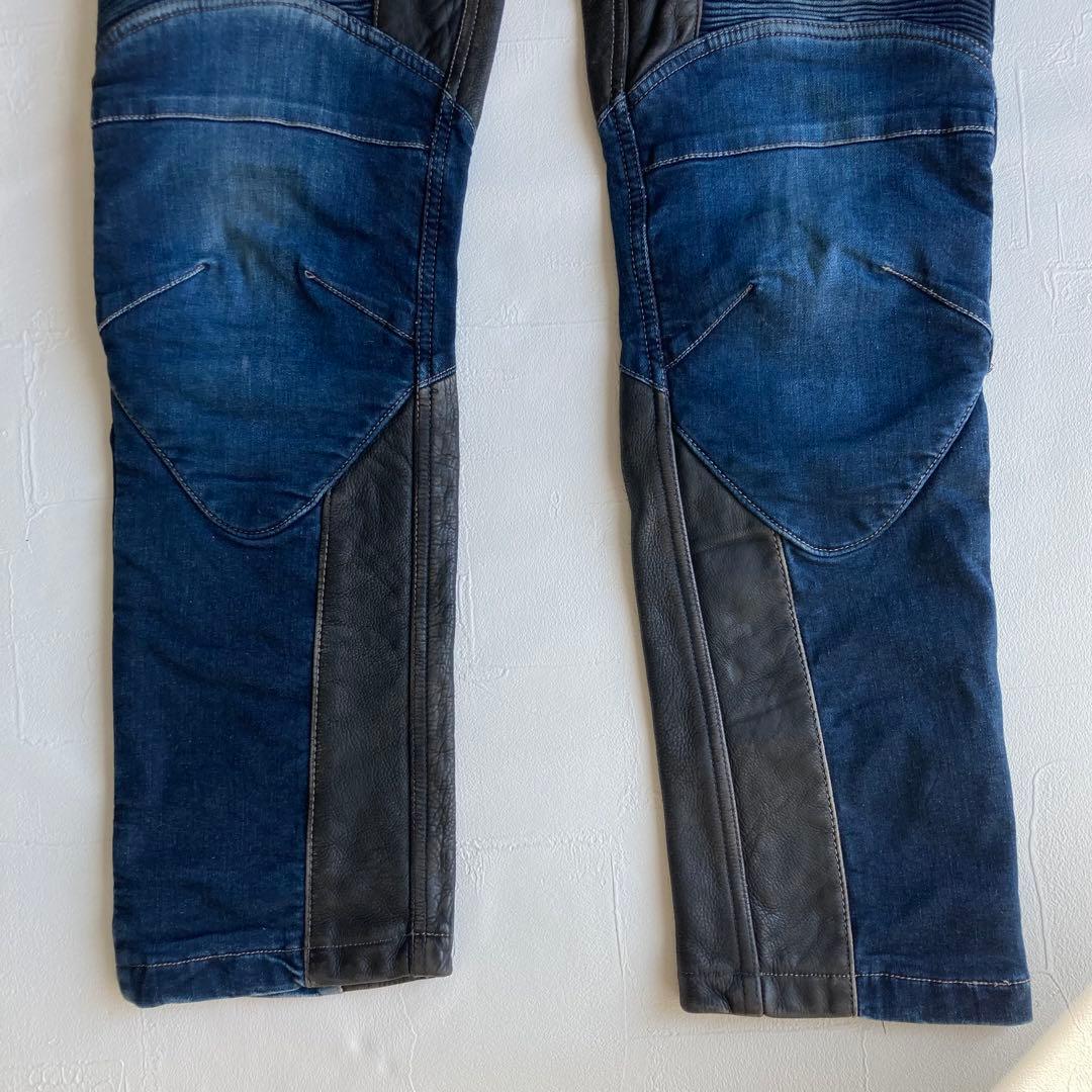 DEGNER デグナー バイク デニムパンツ L ヒートガード付き ジーンズ