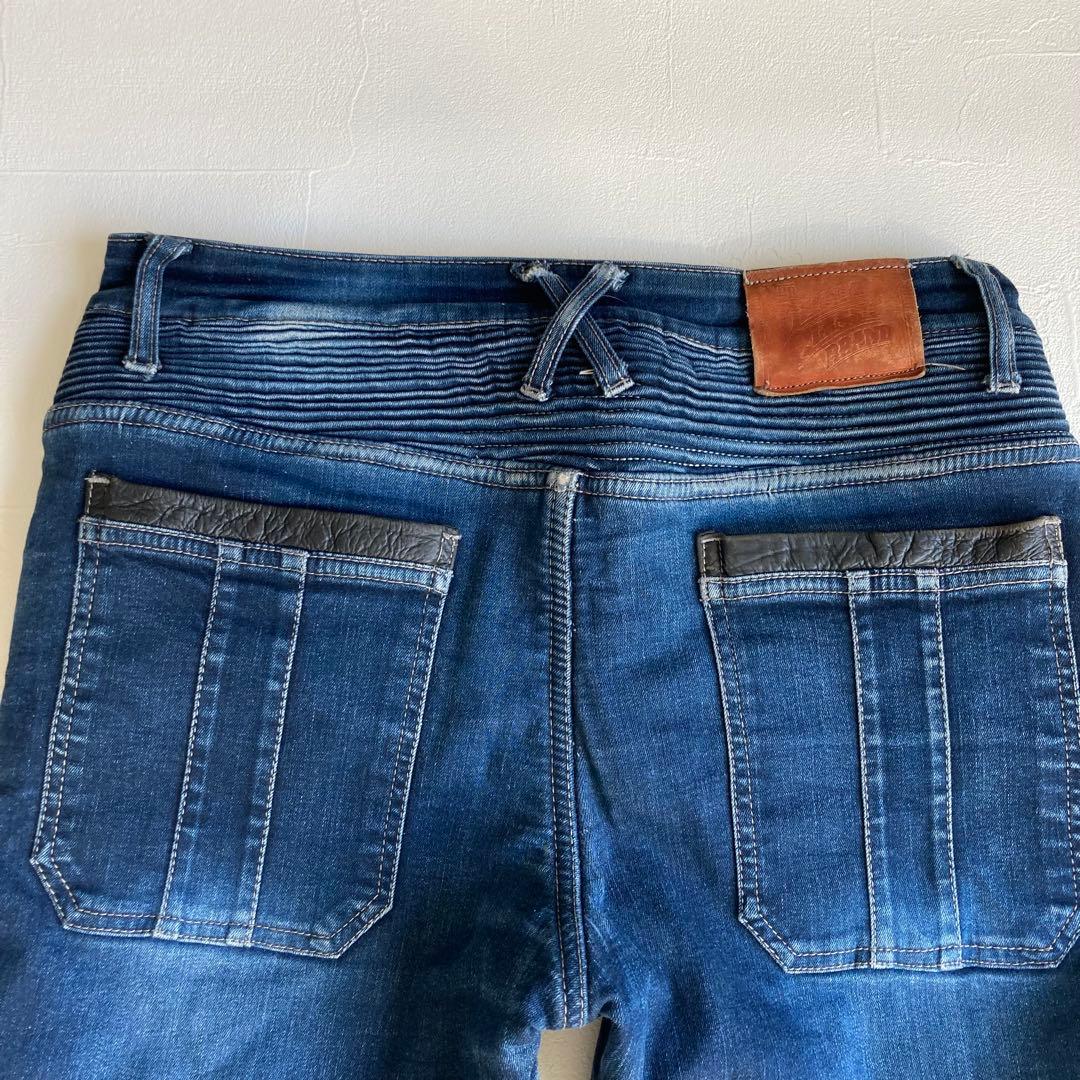 DEGNER デグナー バイク デニムパンツ L ヒートガード付き ジーンズ
