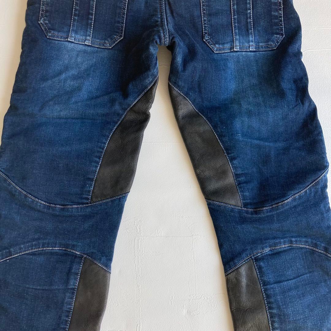 DEGNER デグナー バイク デニムパンツ L ヒートガード付き ジーンズ