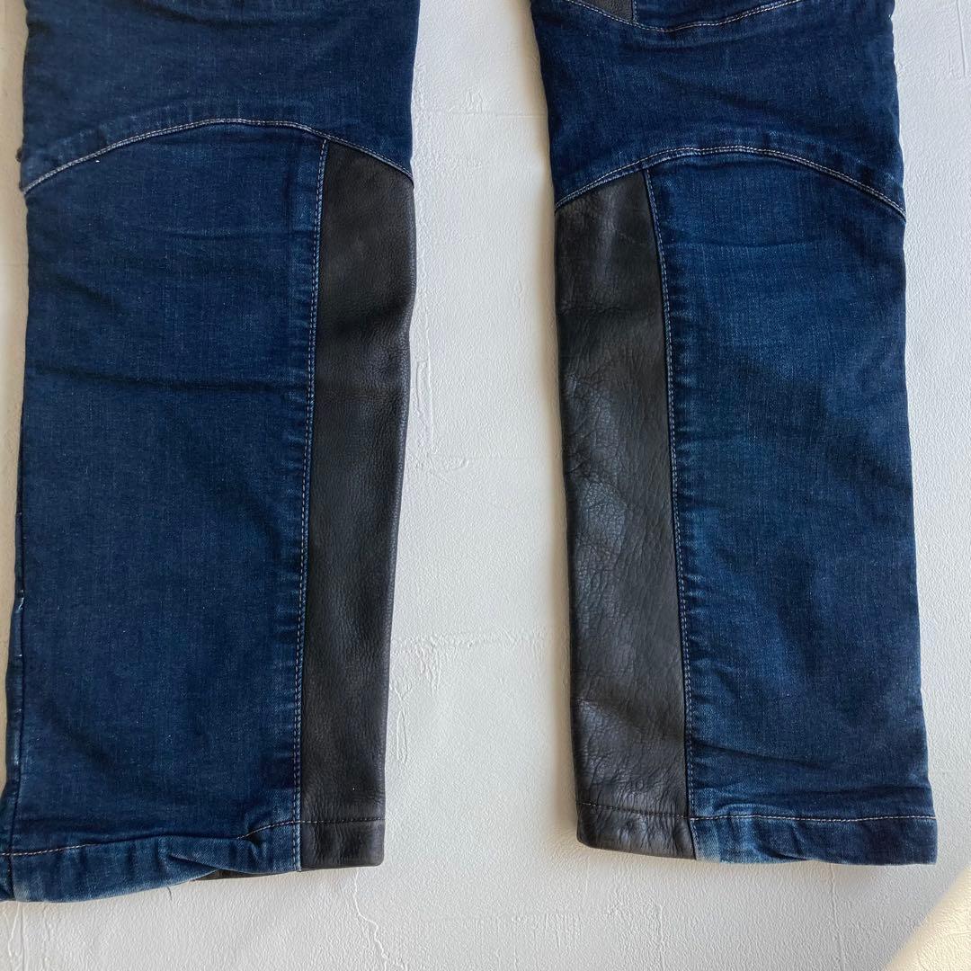 DEGNER デグナー バイク デニムパンツ L ヒートガード付き ジーンズ
