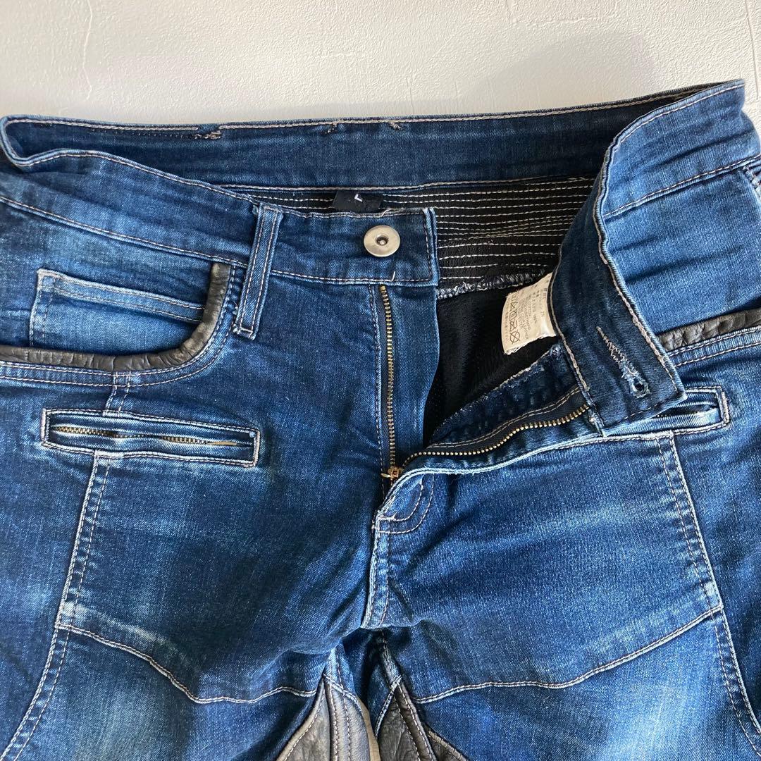 DEGNER デグナー バイク デニムパンツ L ヒートガード付き ジーンズ