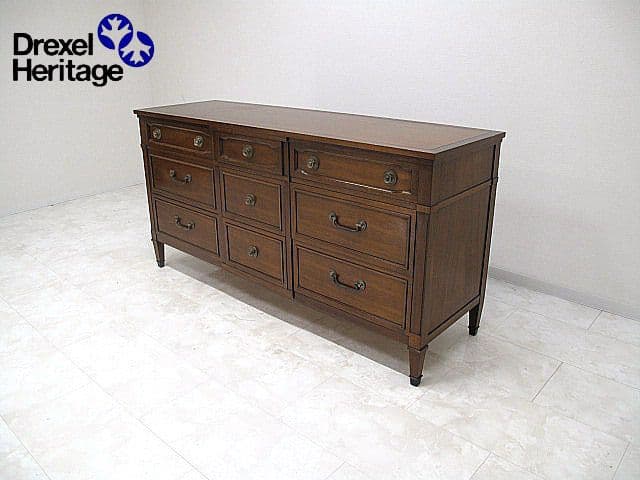 ドレクセルヘリテイジ 「トライユン」 マホガニー材サイドボード　　リビングボード