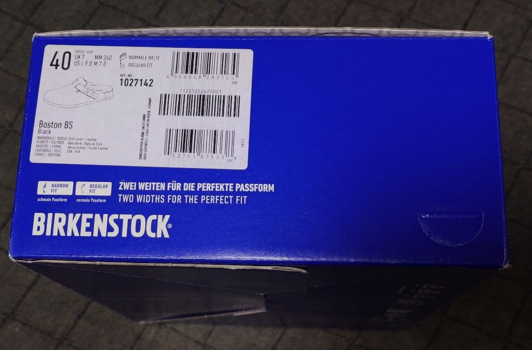 ビルケンシュトック ボストン スエードレザー 40