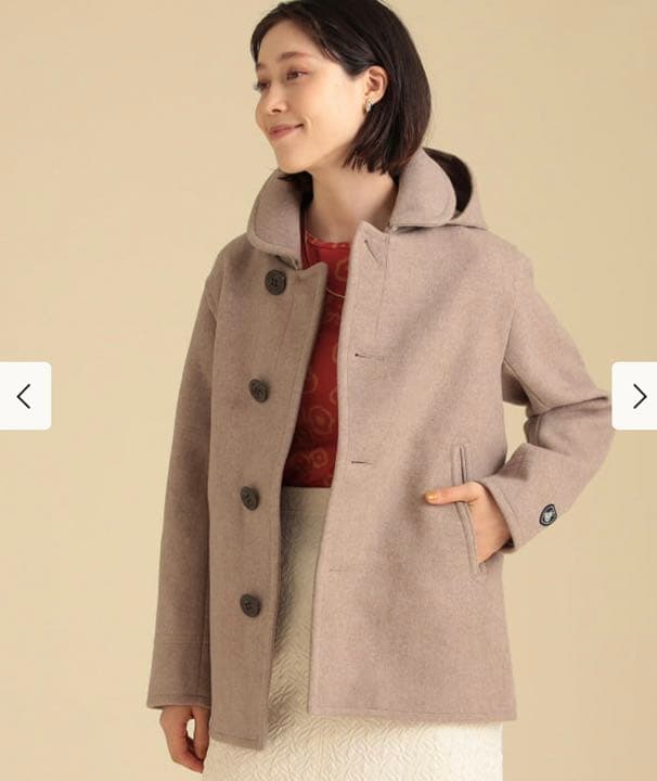 ORCIVAL メルトンコート キャメルサイズ：1