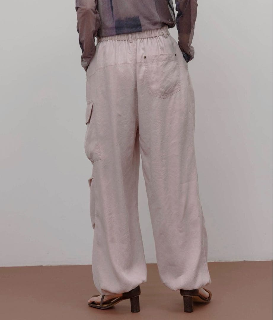 エイミーロウ　バイオ加工 アウトポケット カーゴパンツ