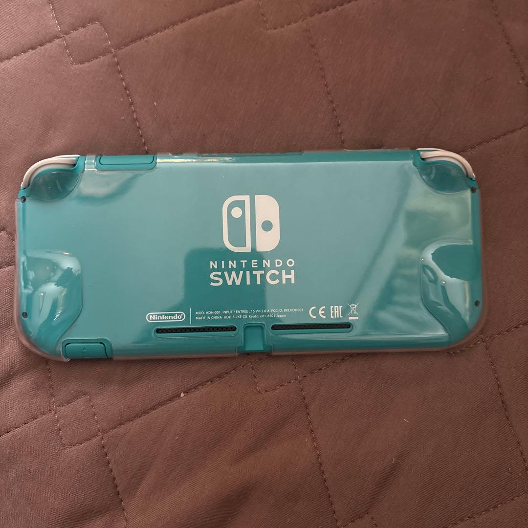 Nintendo Switch Lite ターコイズダブルクロスカセット付き