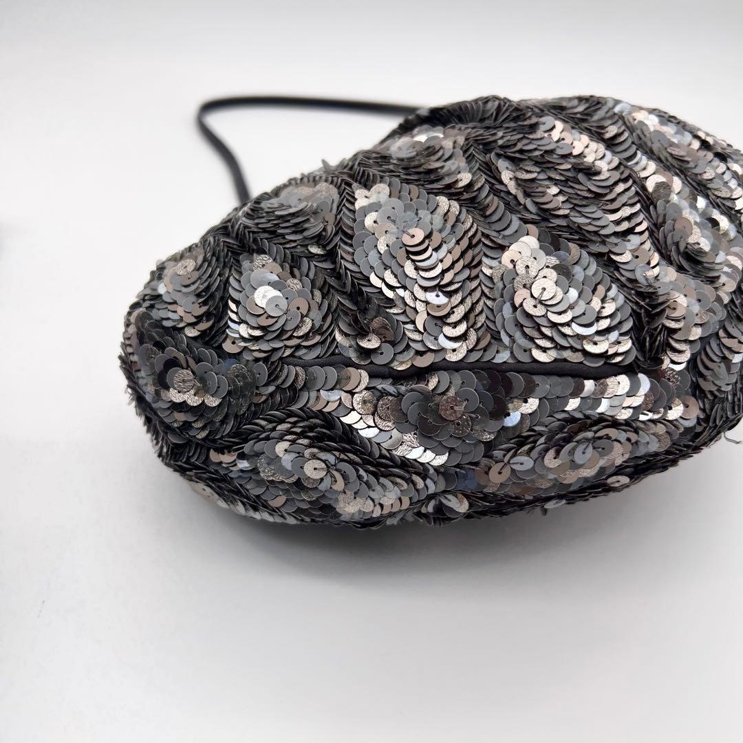 未使用級　ジャマンピュエッシュ　ショルダーバッグ　ポーチ　スパンコール　ハート型