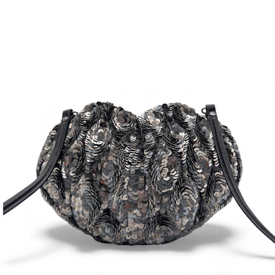 未使用級　ジャマンピュエッシュ　ショルダーバッグ　ポーチ　スパンコール　ハート型