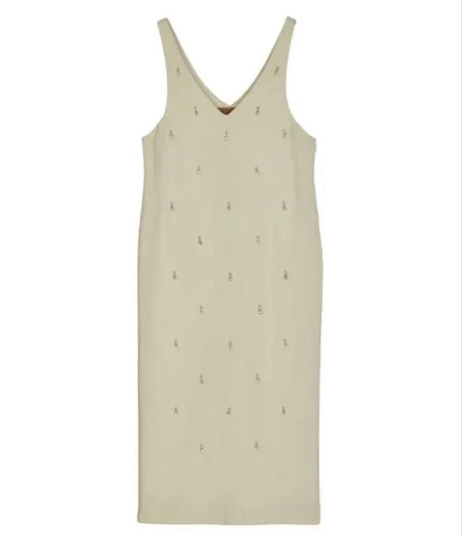 【みちみち】UND ELSA BIJOU WOOL DRESS