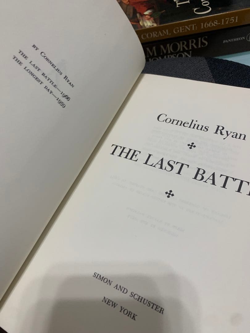 希少　THE LAST BATTLE by CORNELIUS RYAN