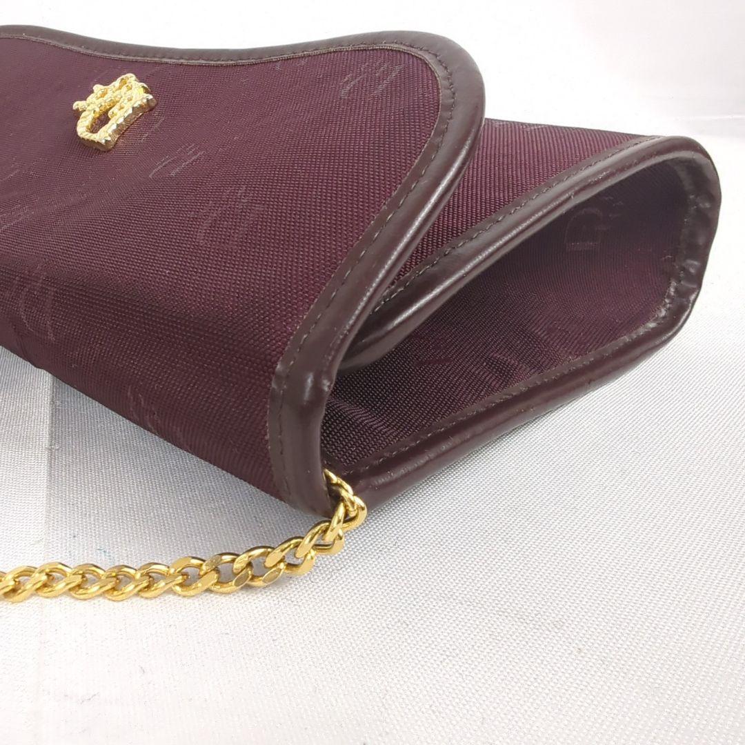 Christian Dior トロッターロゴ 2way チェーンショルダーバッグ